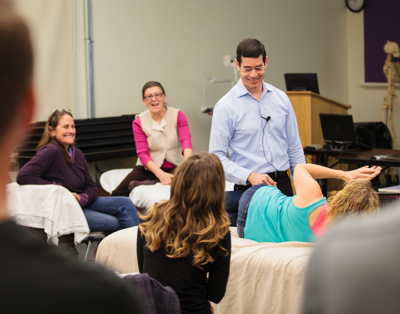Whitney engaging his students